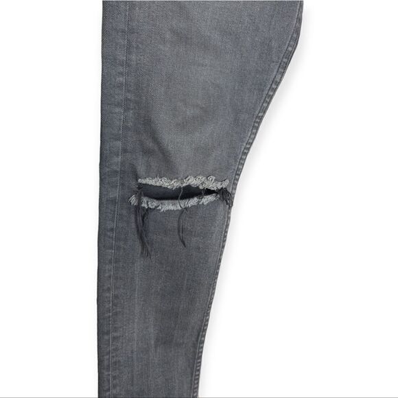 Rag‎ & Bone Standard Issue Fit 1 Extra Slim Jeans Shelter Holes Black Grey 29x34 - Picture 5 of 8